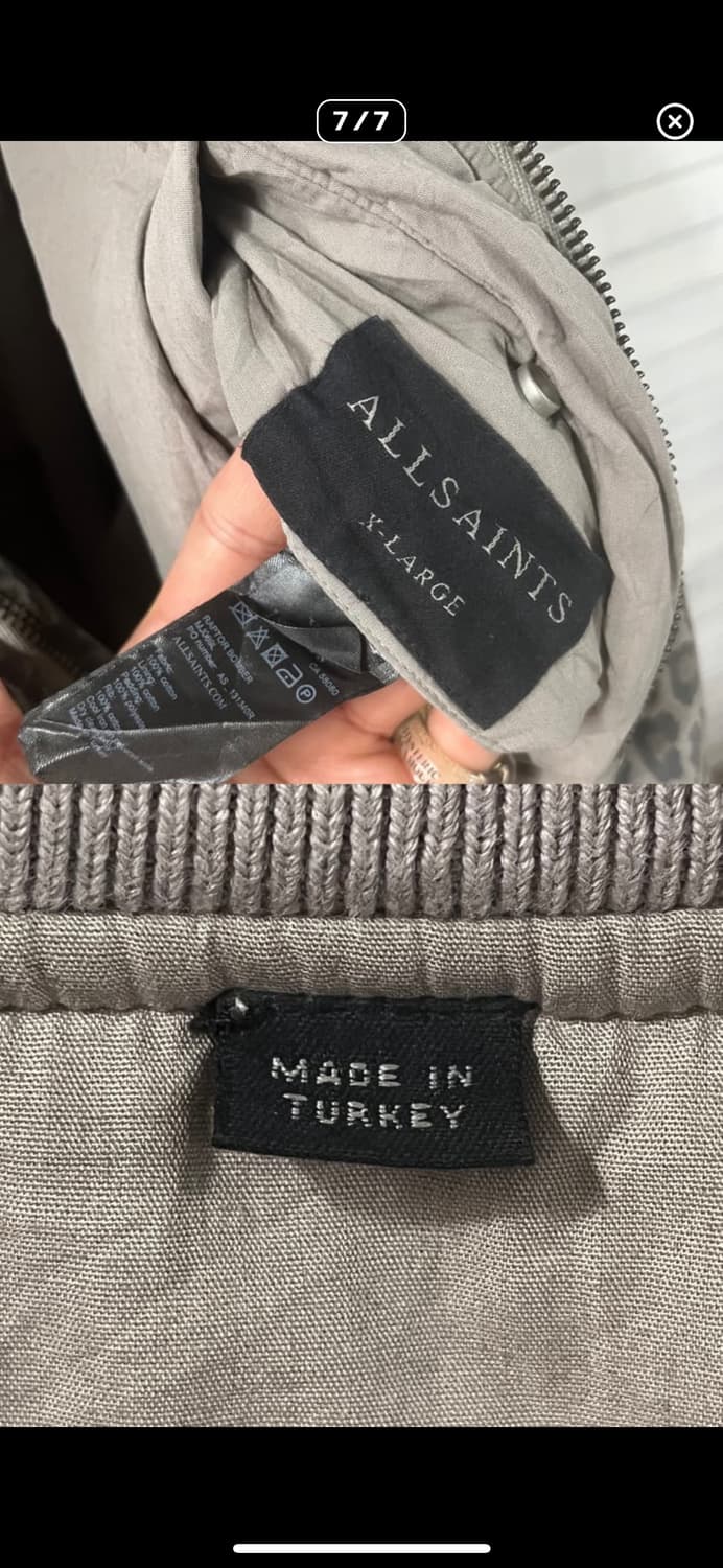 All saints 올세인츠 봄버 자켓 ma-1 자켓 항공점퍼 상품이미지6