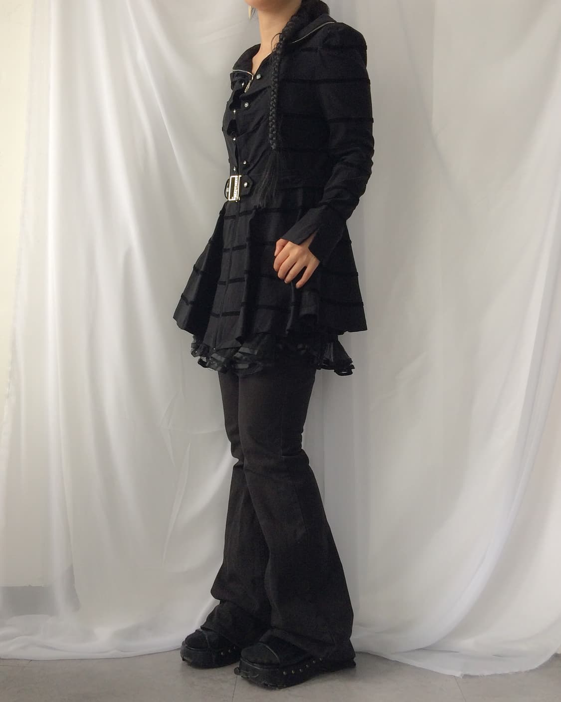 Stripe pattern gothic mood jacket 상품이미지9