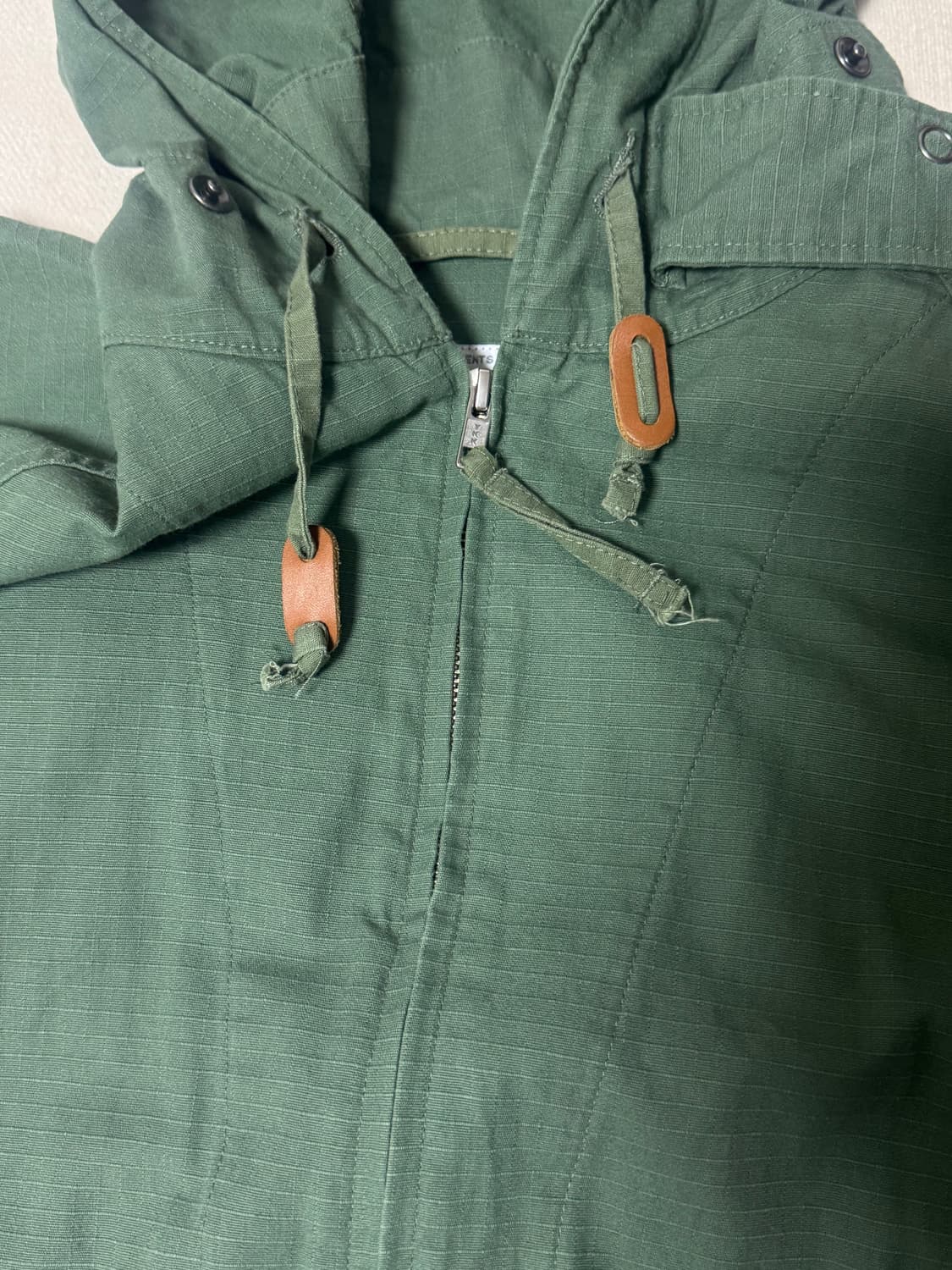 Engineered Garments 카키 밀리터리 후드 파카 상품이미지2