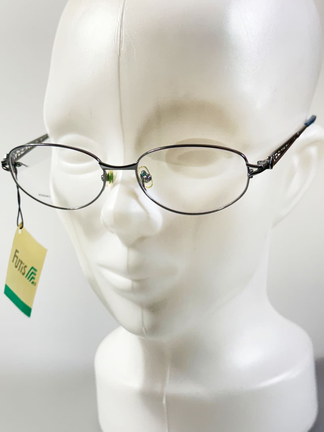 90s FUTIS 건메탈 슬림 오벌 메탈 프레임 빈티지 안경 상품이미지9