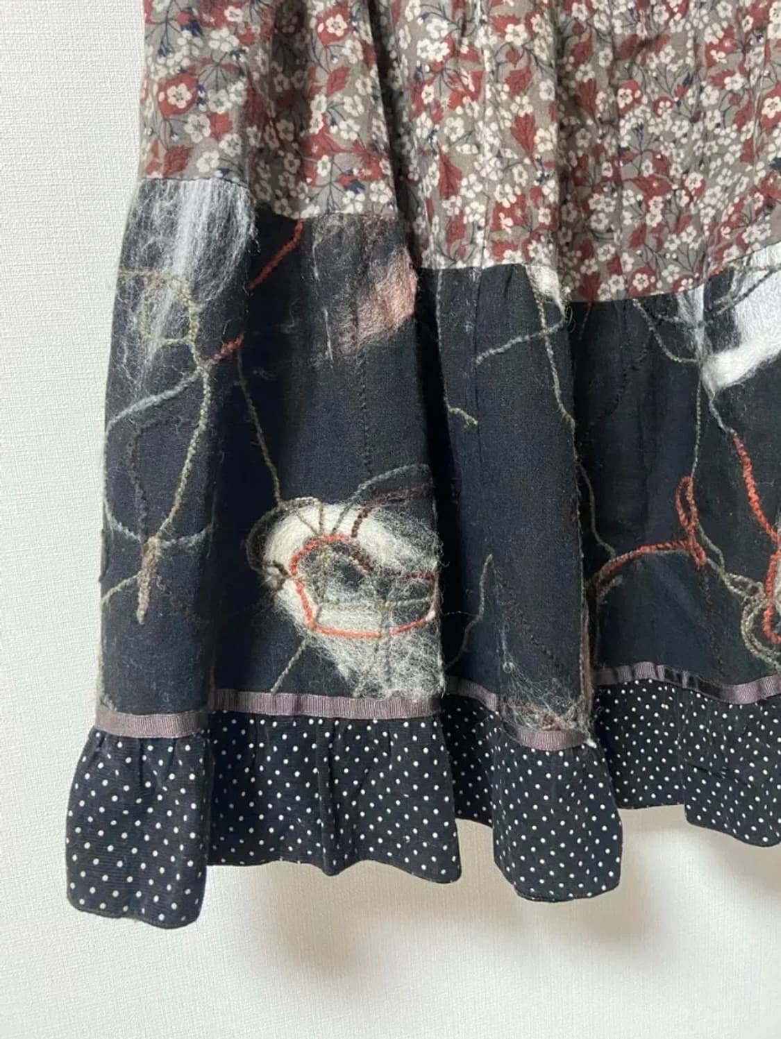 빈티지 고스 롱 스커트 상품이미지2