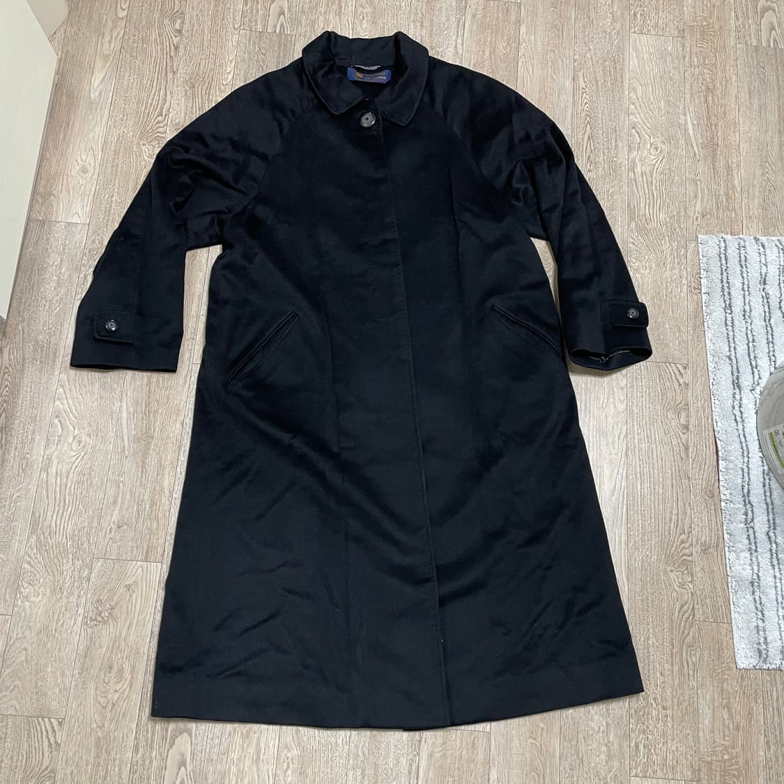 콜롬보 캐시미어 코트 블랙  상품이미지1