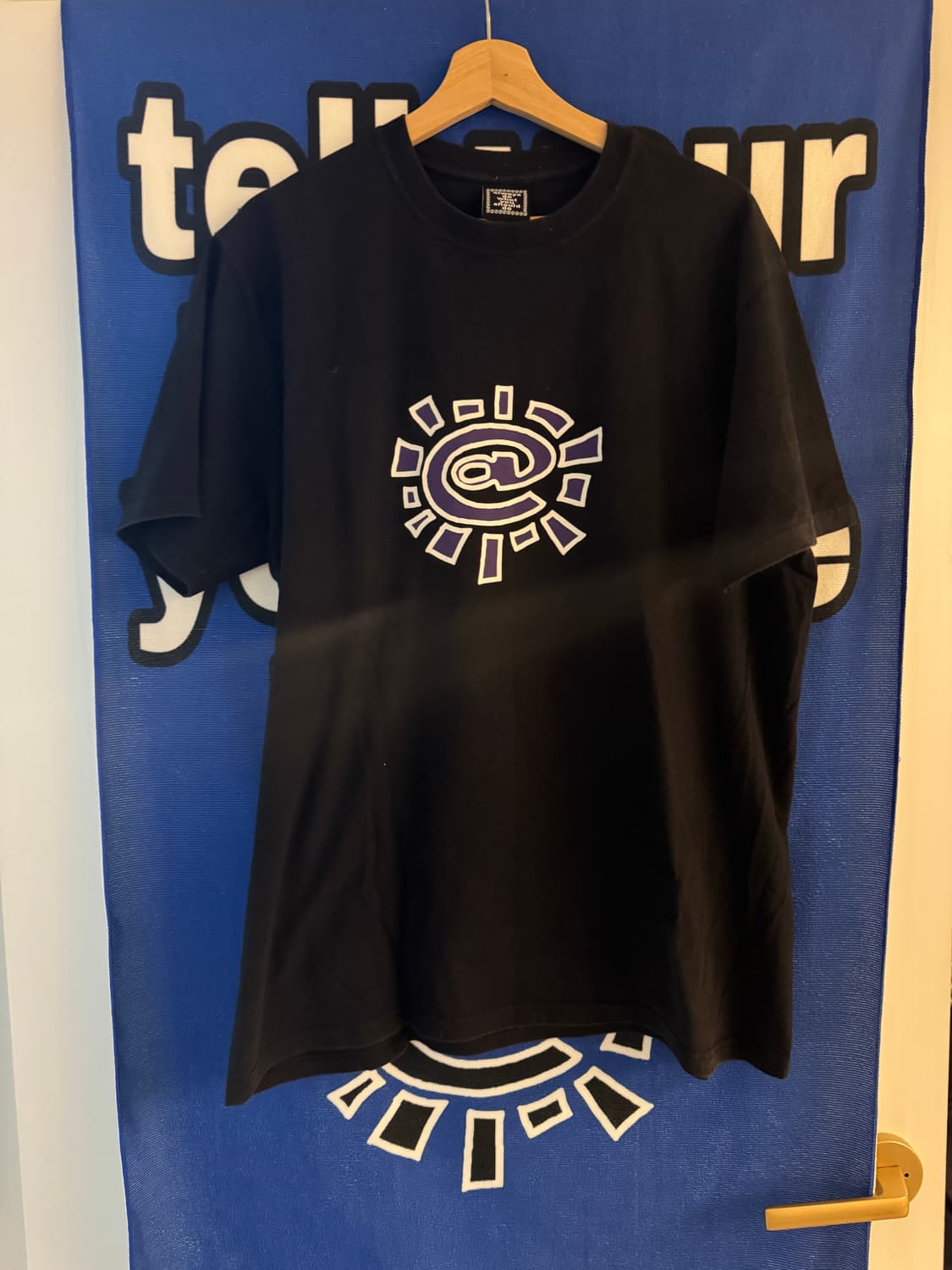 Always 반팔티 블랙 퍼플로고 상품이미지1