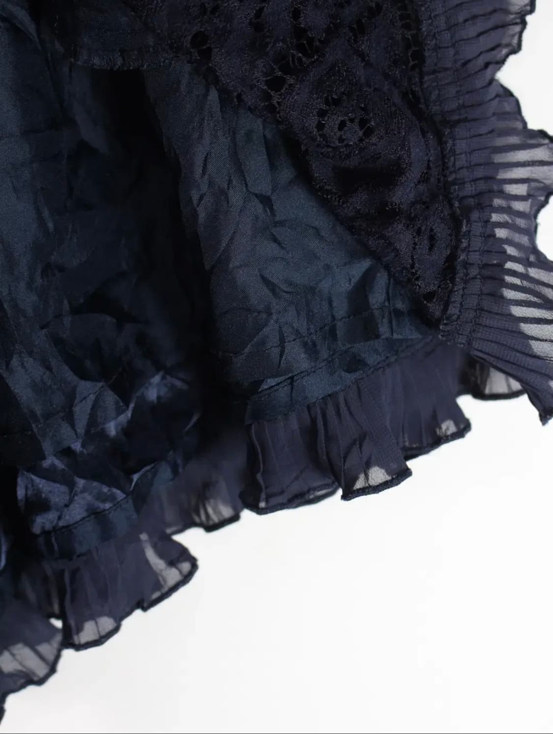 엑시즈팜 axes femme 네이비 레이스 스카판 상품이미지2