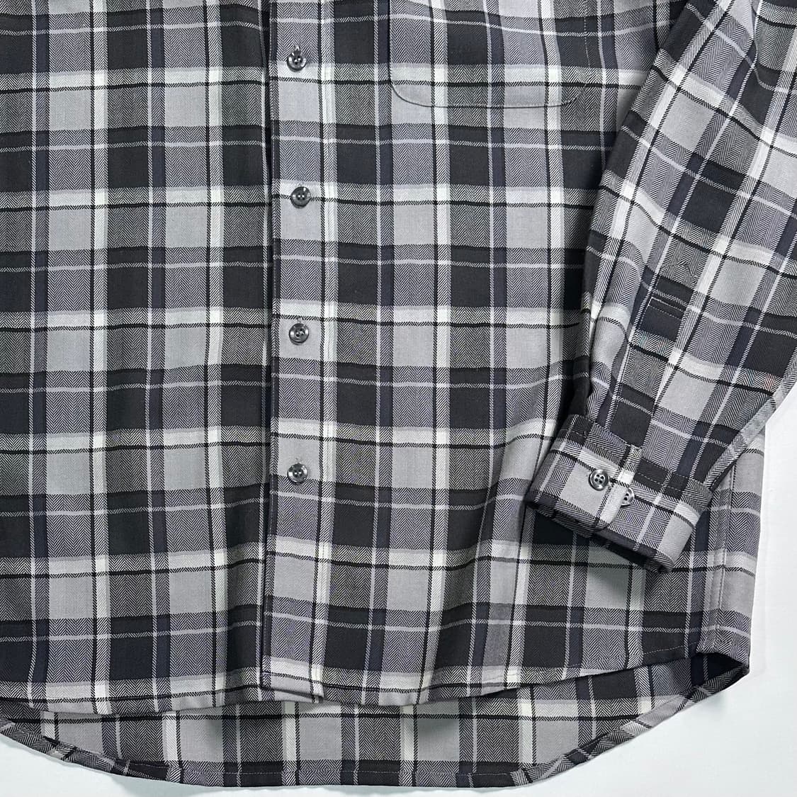 90s YSL 입생로랑 체크 셔츠 상품이미지4