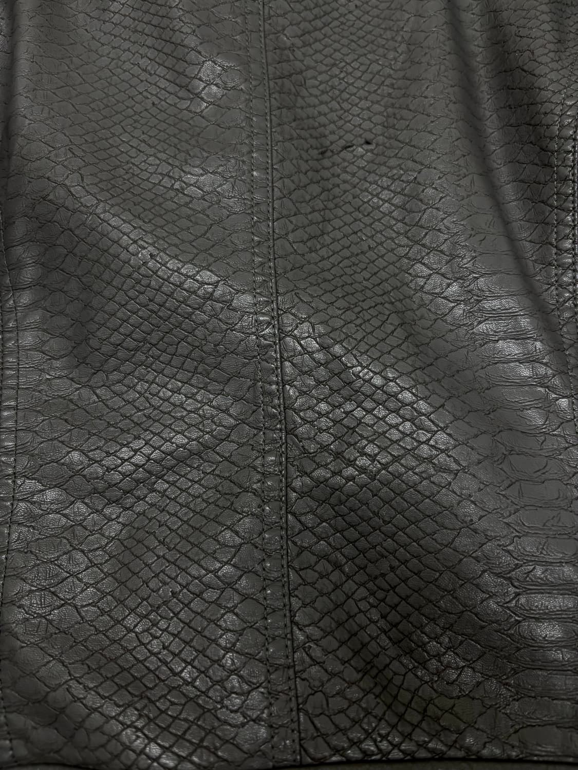 “Vintage” 00’s Design Grey Python Leathe 상품이미지7