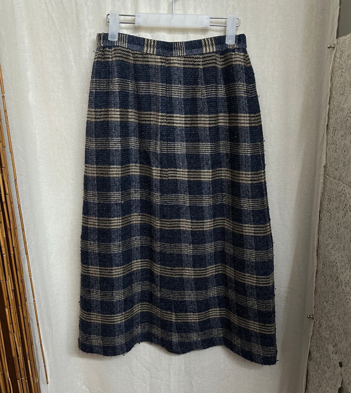 체크 스커트 wool65% 상품이미지1