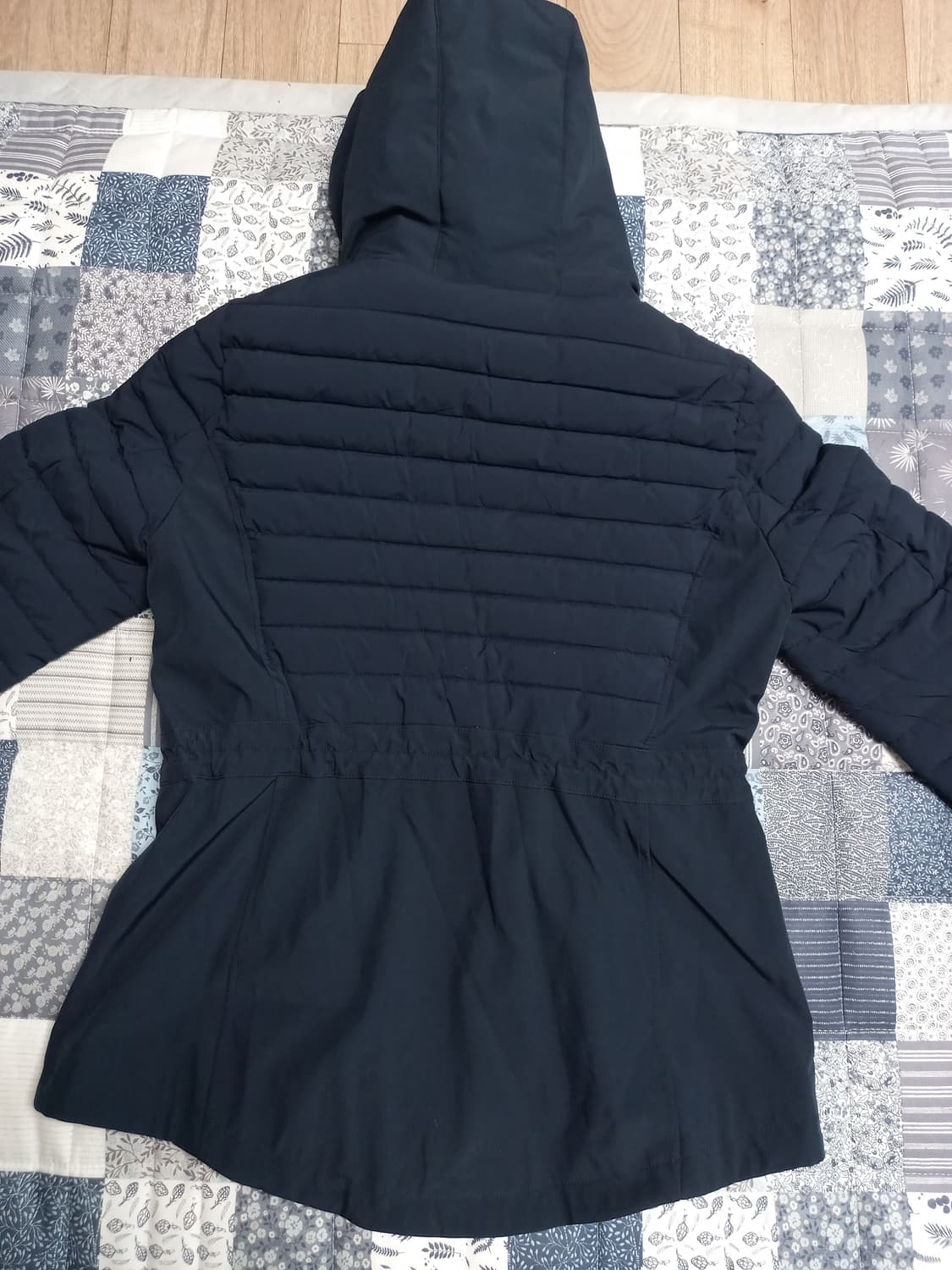 타미힐피거 여성 네이비후드퀼팅패딩  M 상품이미지7