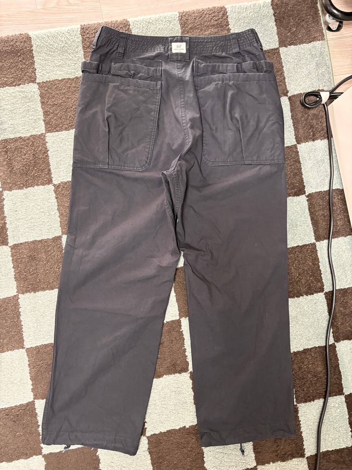 sassafras overgrown hiker pants navy S 상품이미지2