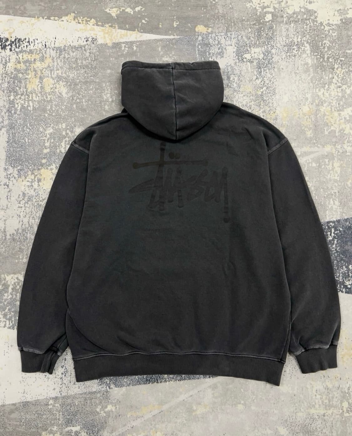 스투시 Stussy 피그먼트 백로고 후드 상품이미지1