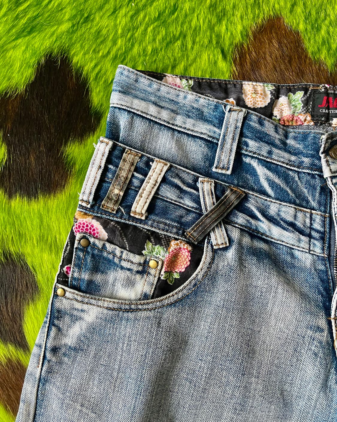 ~90s JACK SERIKA Vintage Denim Shorts 상품이미지4