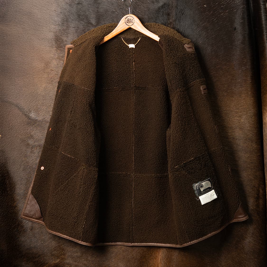 [100] 80s~ Snow Leather 슬링크 스킨 시어링 카코트  상품이미지7