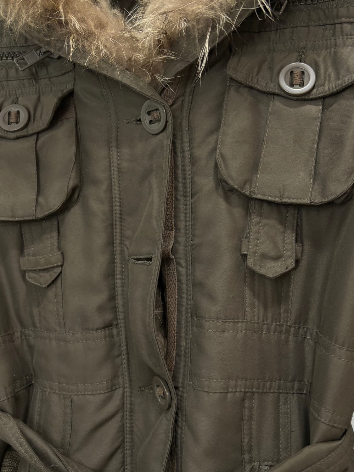 Club Club Club 카키 야상 패딩 상품이미지7