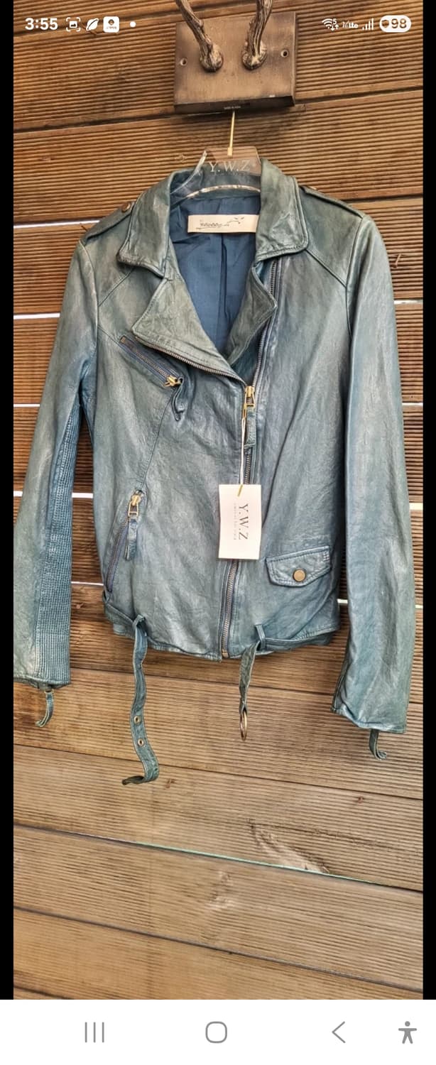 이태리산 램스킨 가죽라이더 자켓 44-55 새제품  요지 야마모토  상품이미지1