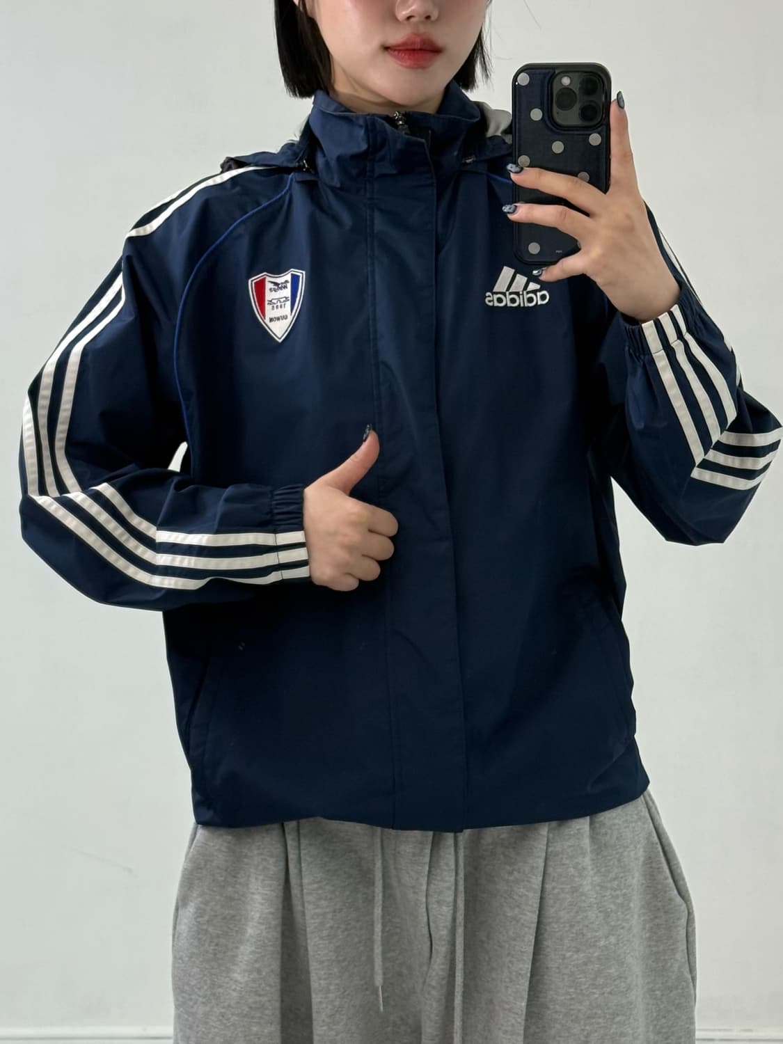 아디다스 수원 삼성 블루윙즈 바람막이 상품이미지2