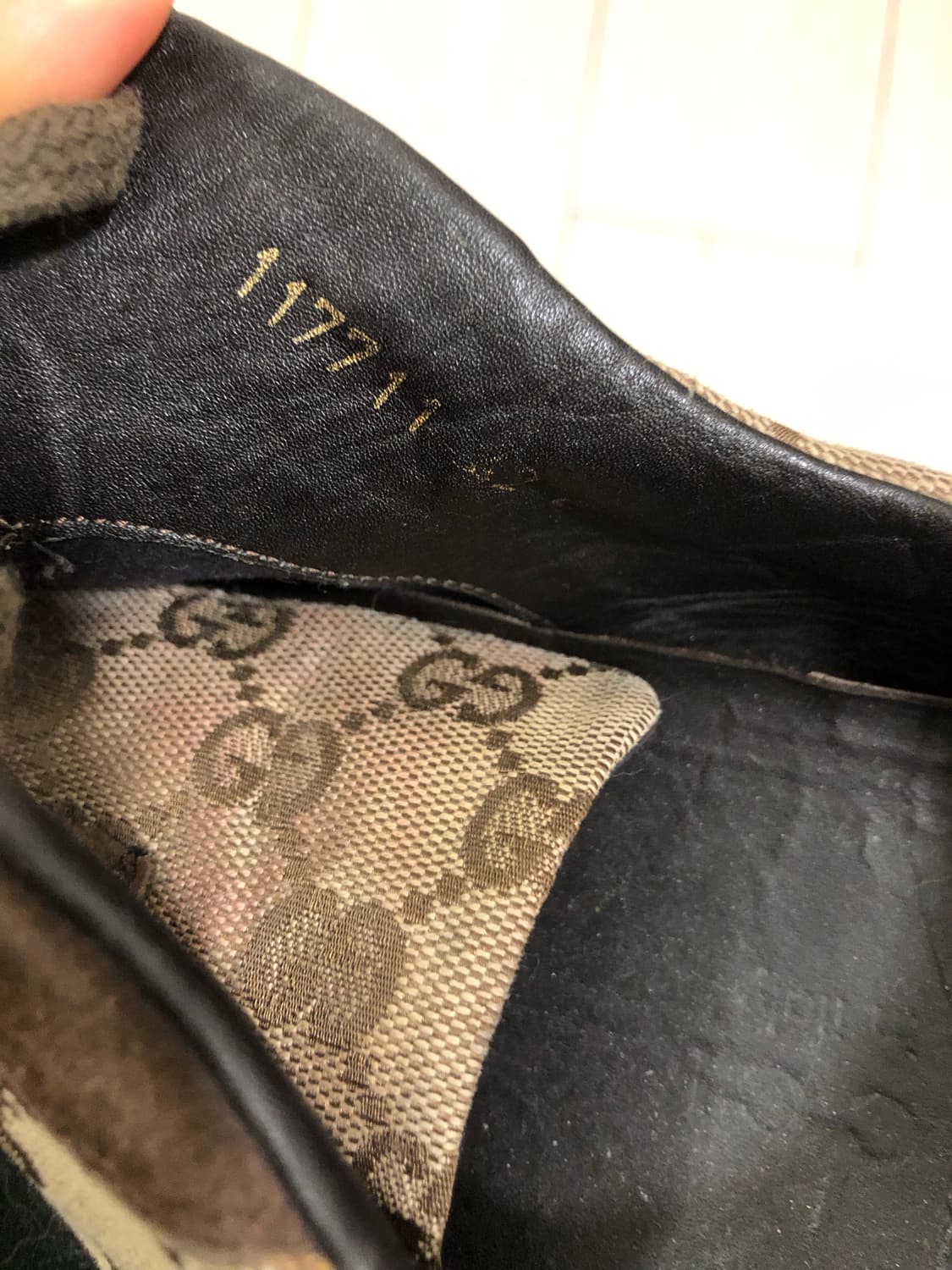 구찌 GC로고 캔버스&스웨이드 스니커즈( 남성280) 상품이미지7