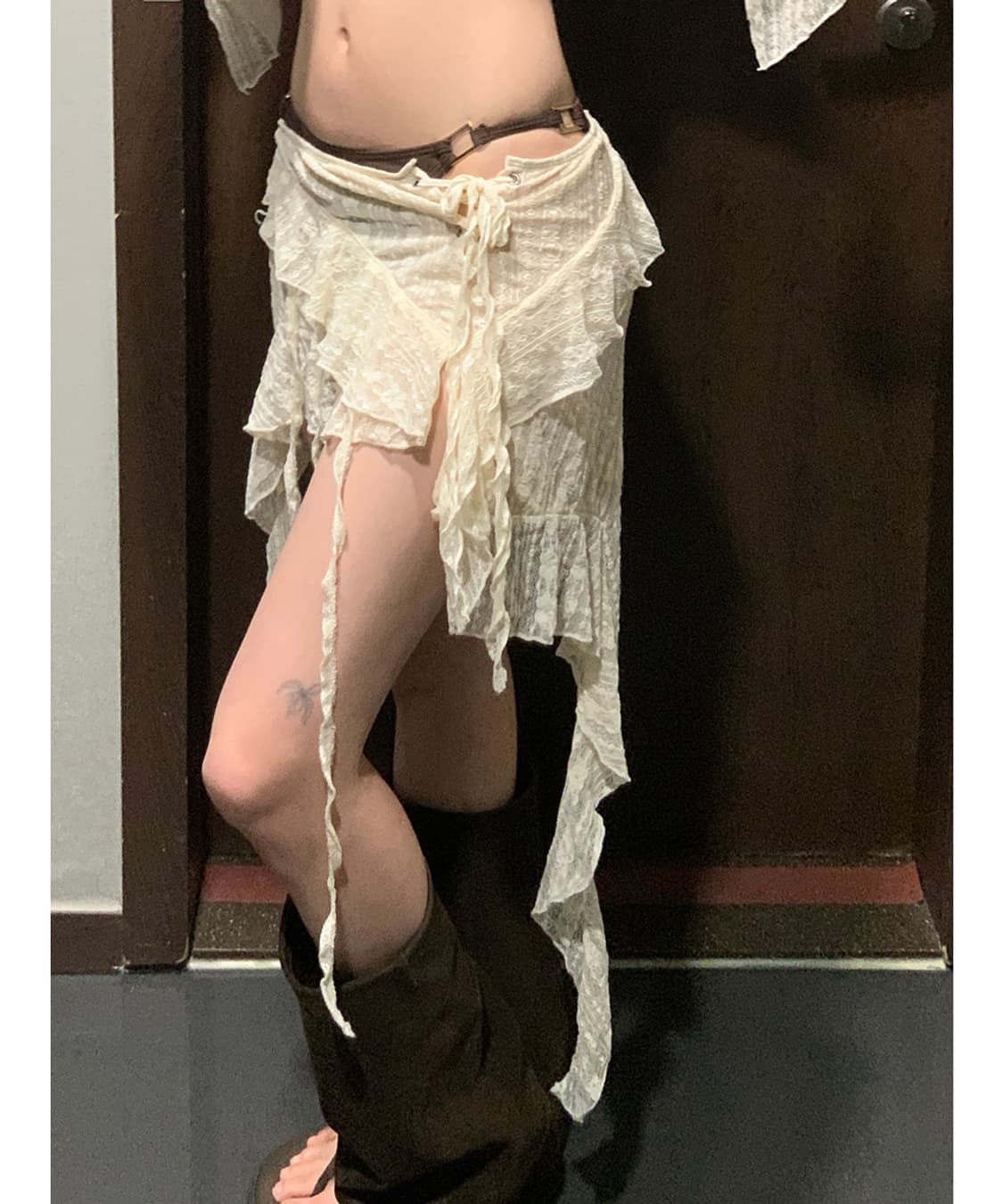 새상품) 4pcs 에스닉 커버업 비키니 L 상품이미지5
