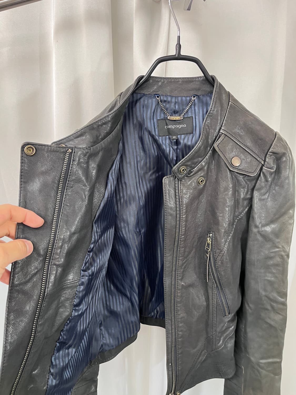 COMPAGNA leather jacket  상품이미지2