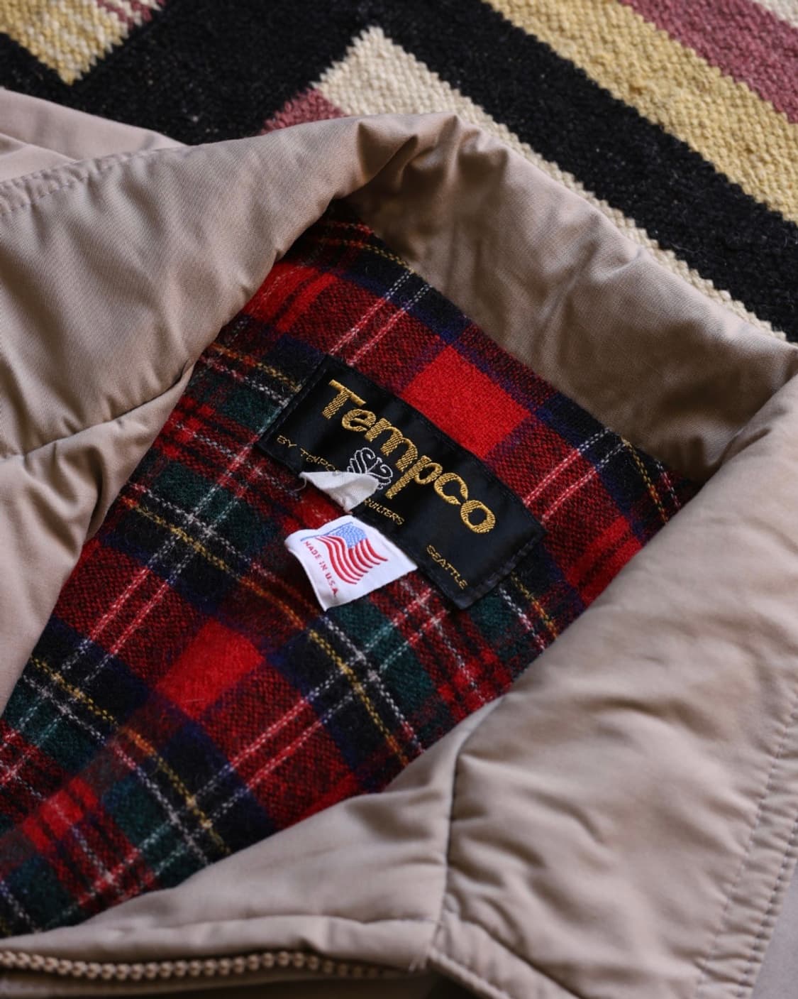 Tempco(템포) 7~80s 웨스턴 자켓(플란넬 라이닝) 상품이미지2