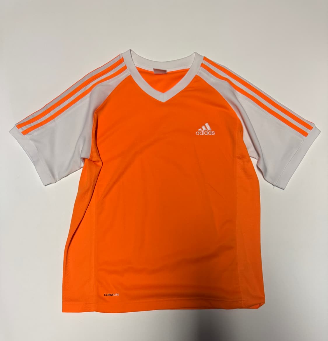 여성 아디다스 귀여운 오렌지 기능성 반팔 티셔츠 상품이미지1