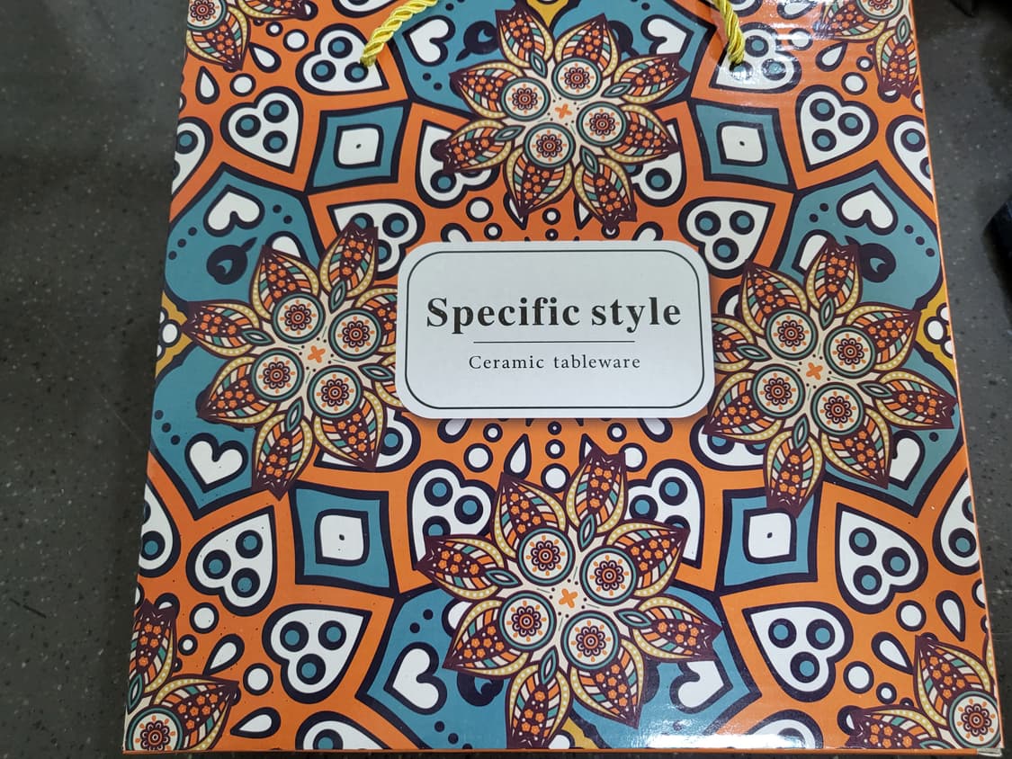 (새제품 선물용추천)수입브랜드 그릇 세트 보헤미안 스타일 식기세트 상품이미지2