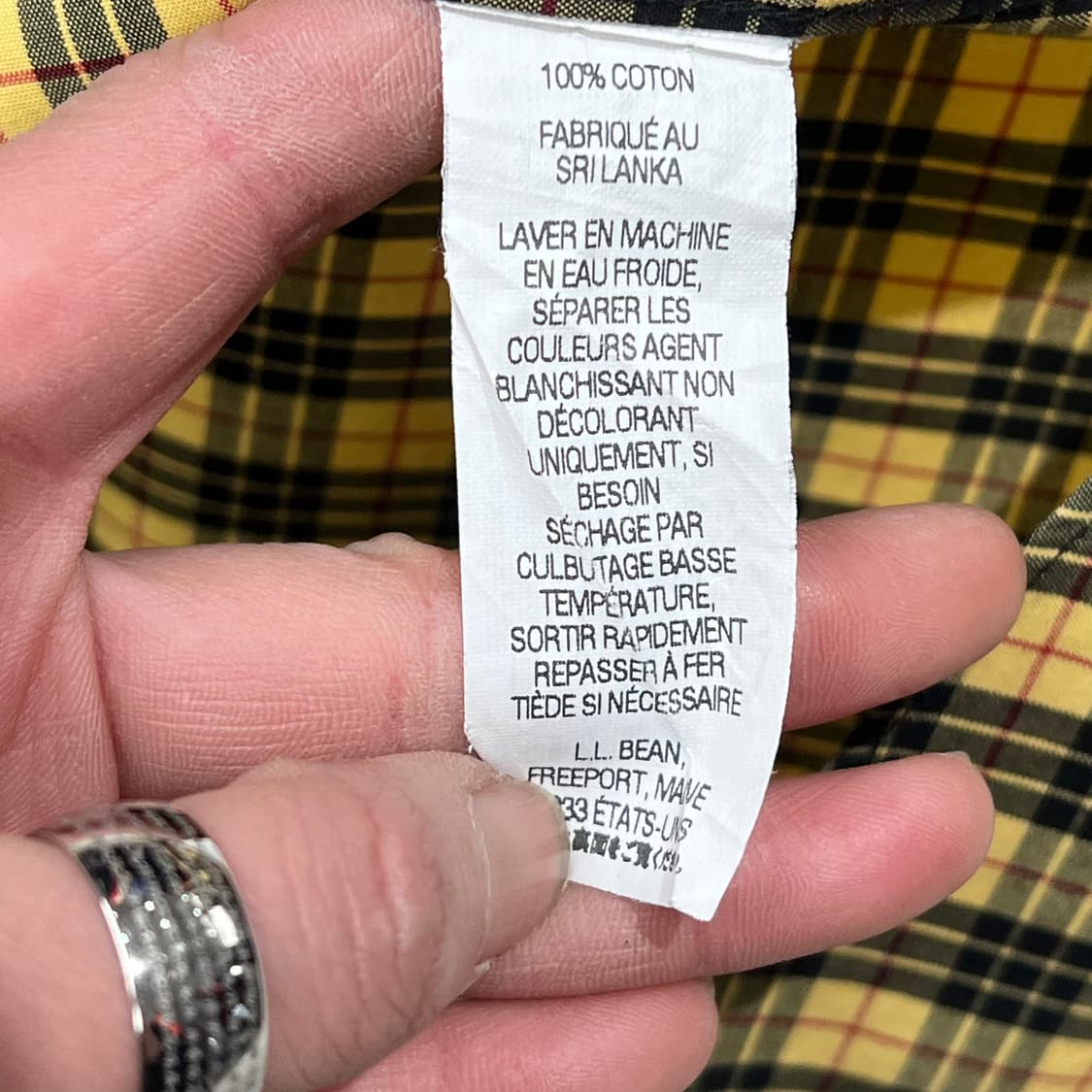 엘엘빈 워크 체크셔츠 s09552 상품이미지6