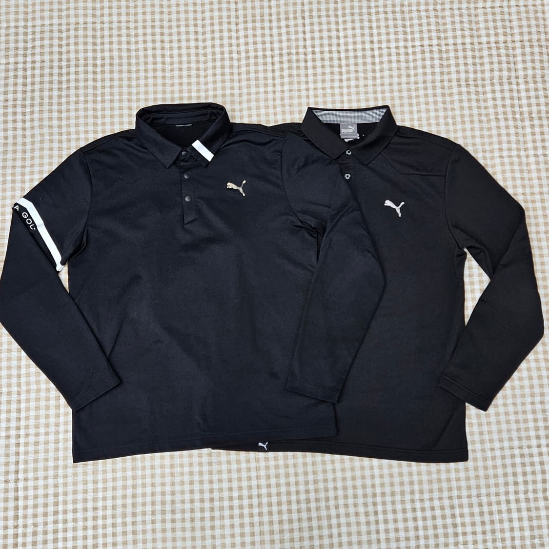 푸마 기모 긴팔 카라티 남자100 (2벌가격) 상품이미지1