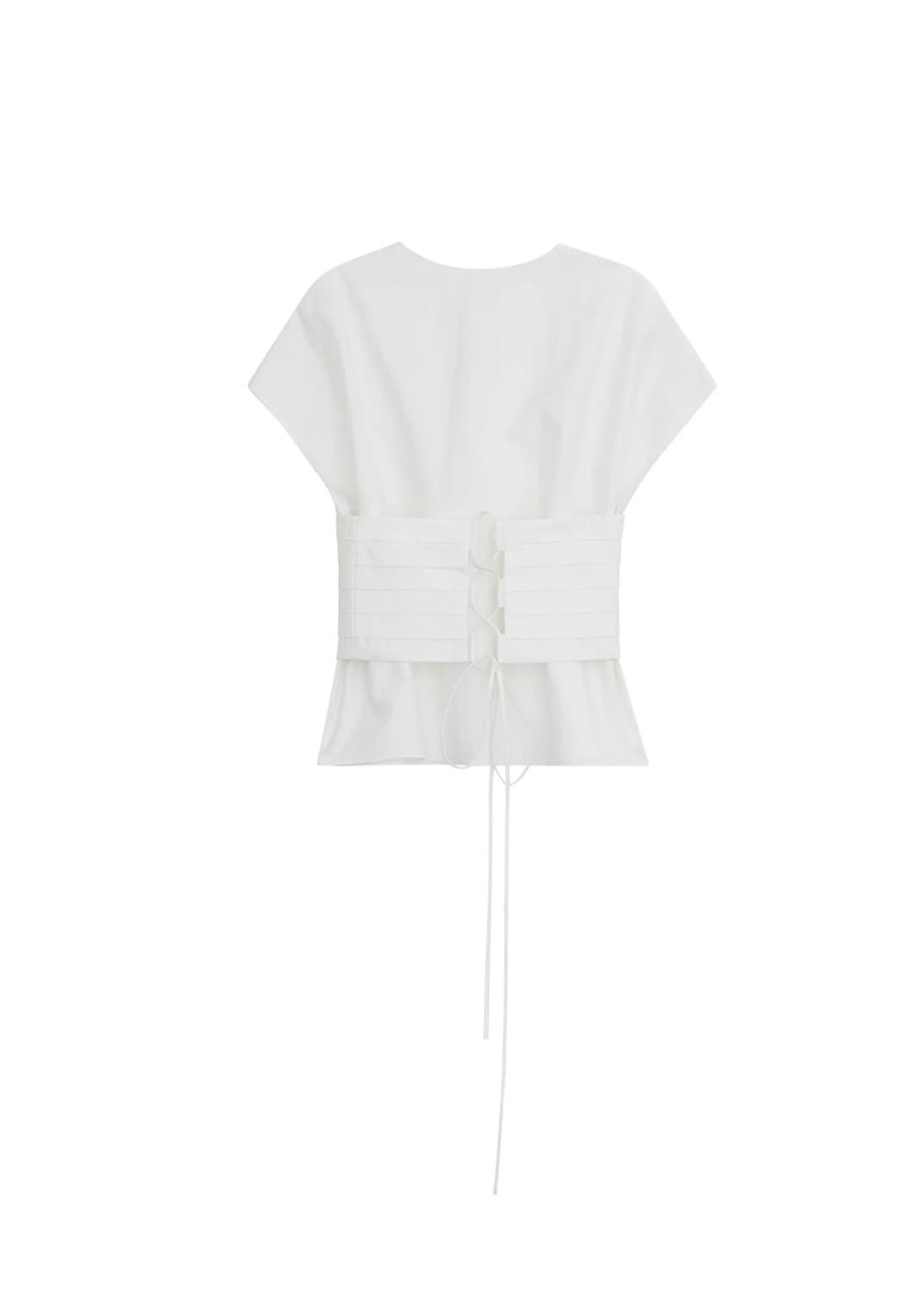 솔티페블 snap blouse & bustier set up 팝니다 상품이미지5