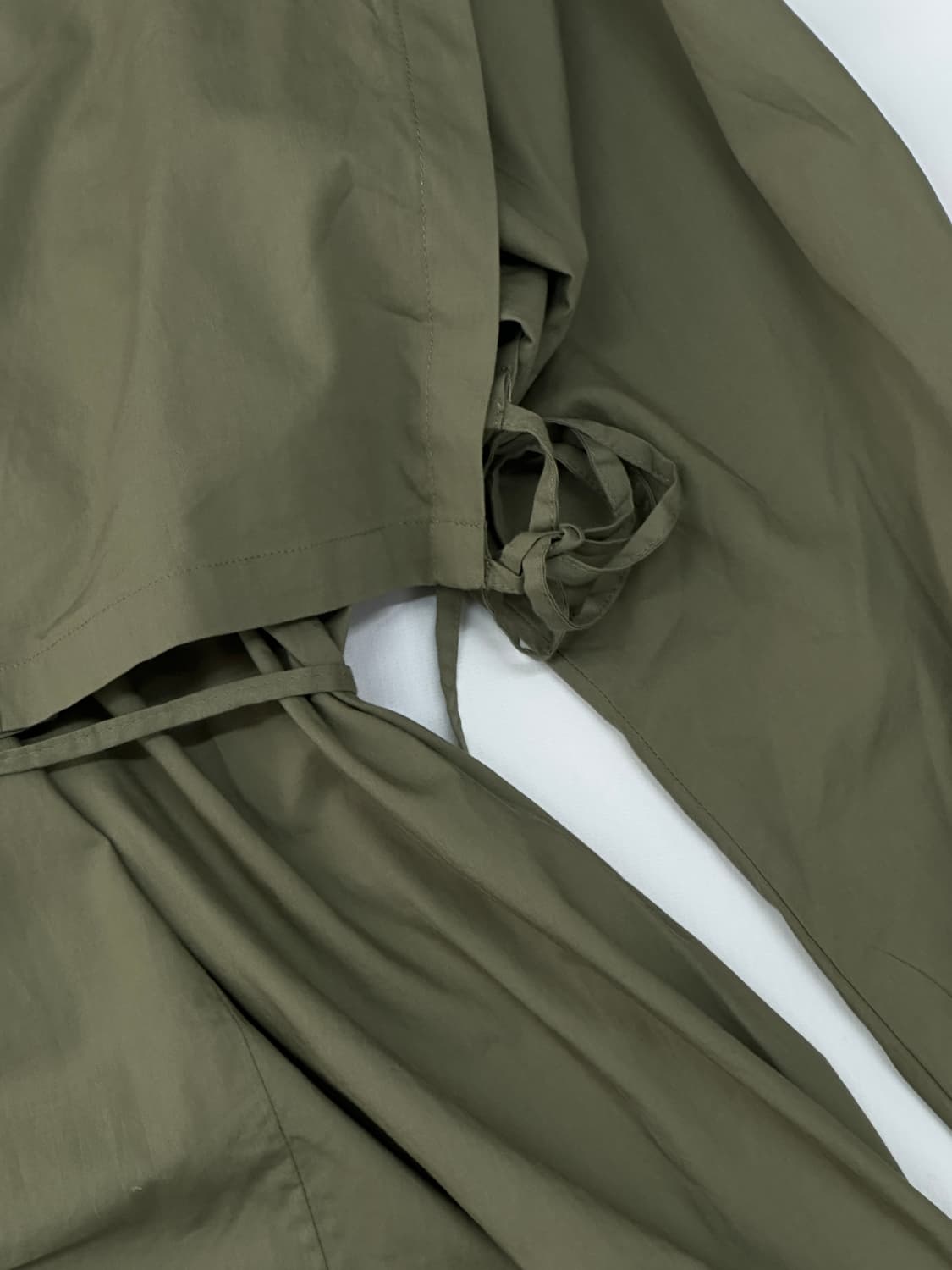 🍃하구미의 카키 레이어드 원피스🍃 베스트 그런지 히피 에스닉 상품이미지7