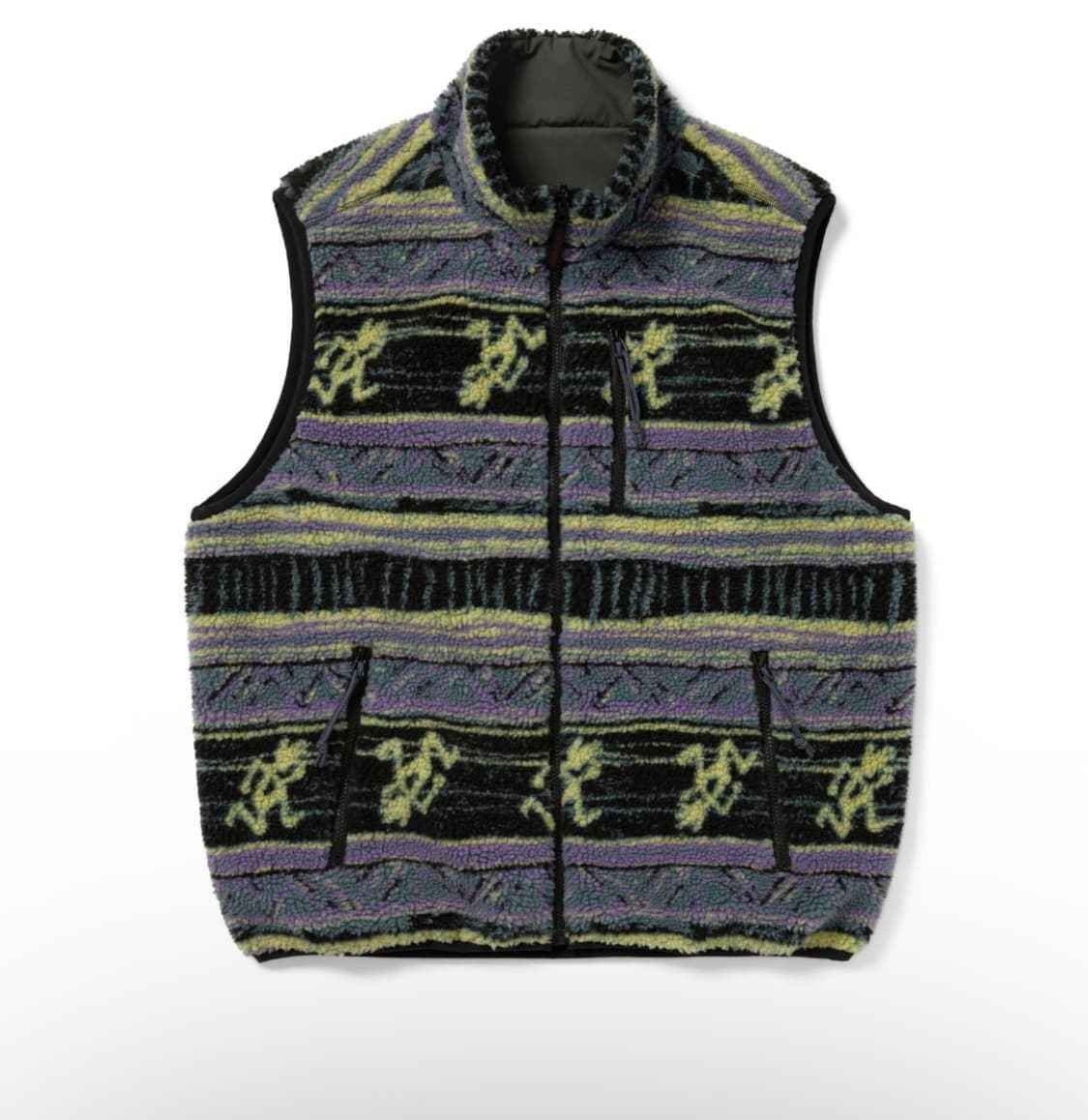 M사이즈 그라미치 디스이즈네버댓 리버시블 플리스 베스트 상품이미지1