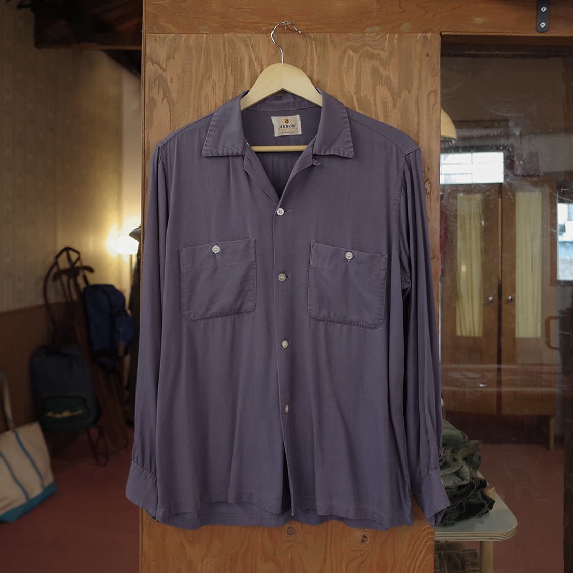 1950’s Arrow Gabanaro Loop Collar Shirt 상품이미지1