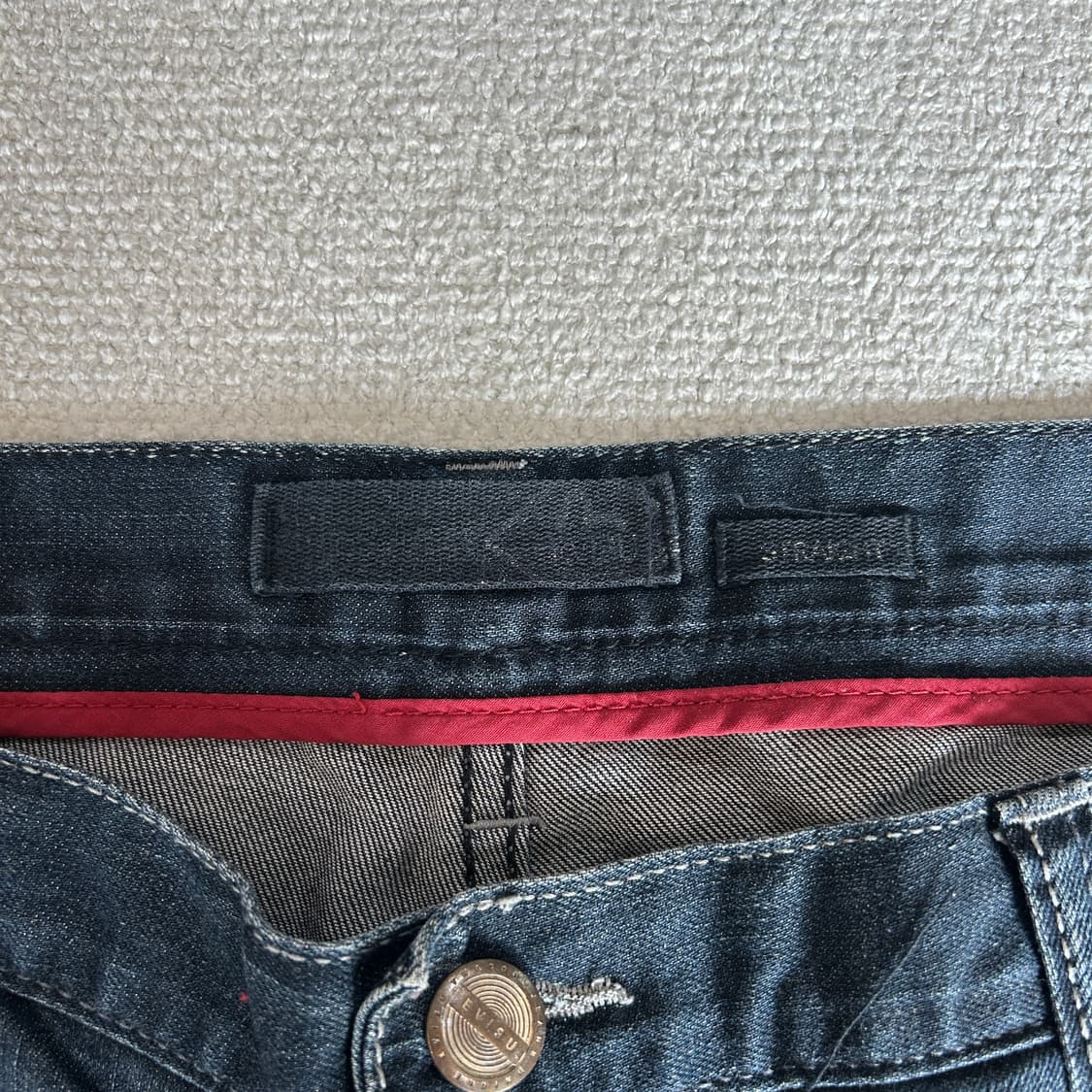 에비수 블랙라벨 데님팬츠 42 상품이미지2