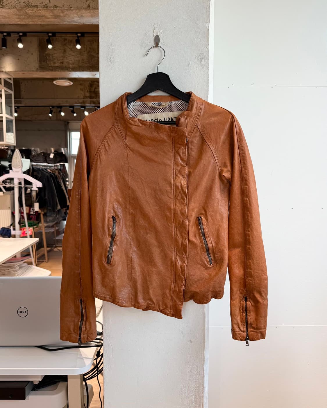 조르지오 브라토 브라운 쉽스킨 자켓  상품이미지2