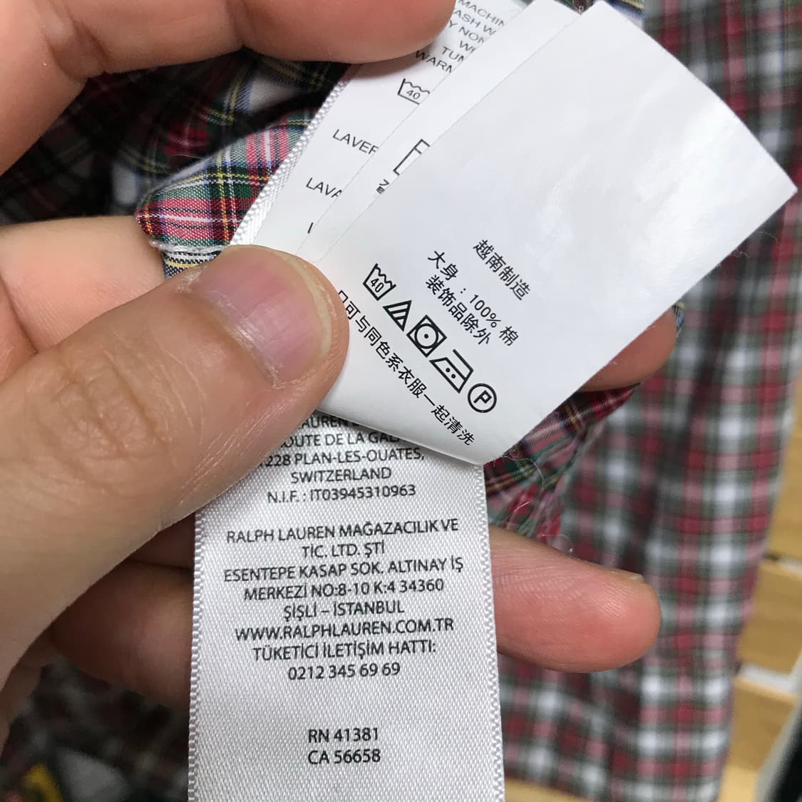 폴로 랄프로렌 데일리 체크셔츠 상품이미지6