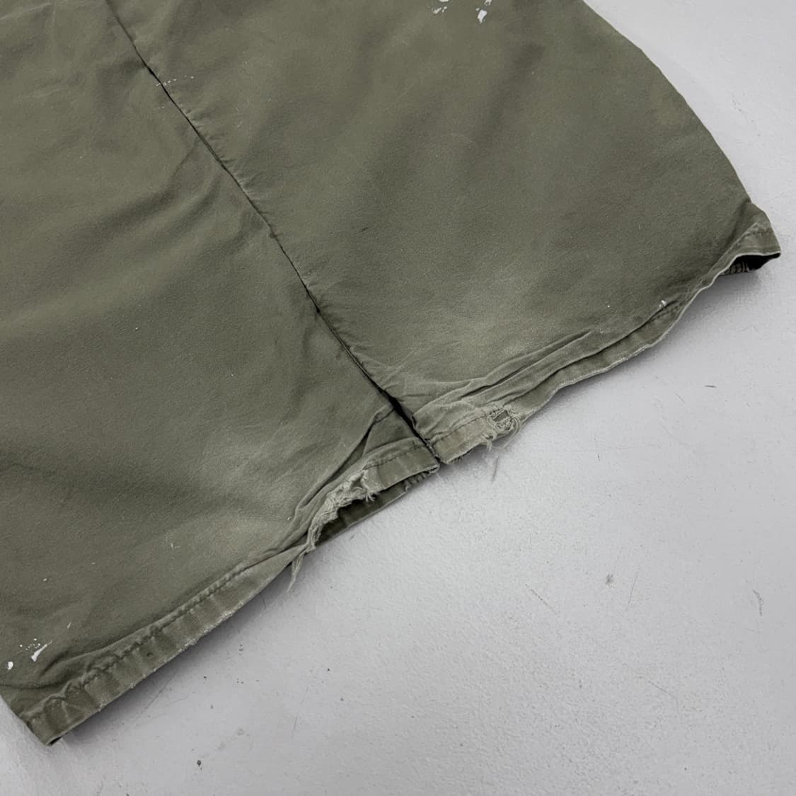 칼하트 OG 더블니 모스그린 카펜터 페이딩 와이드 워크팬츠 상품이미지10