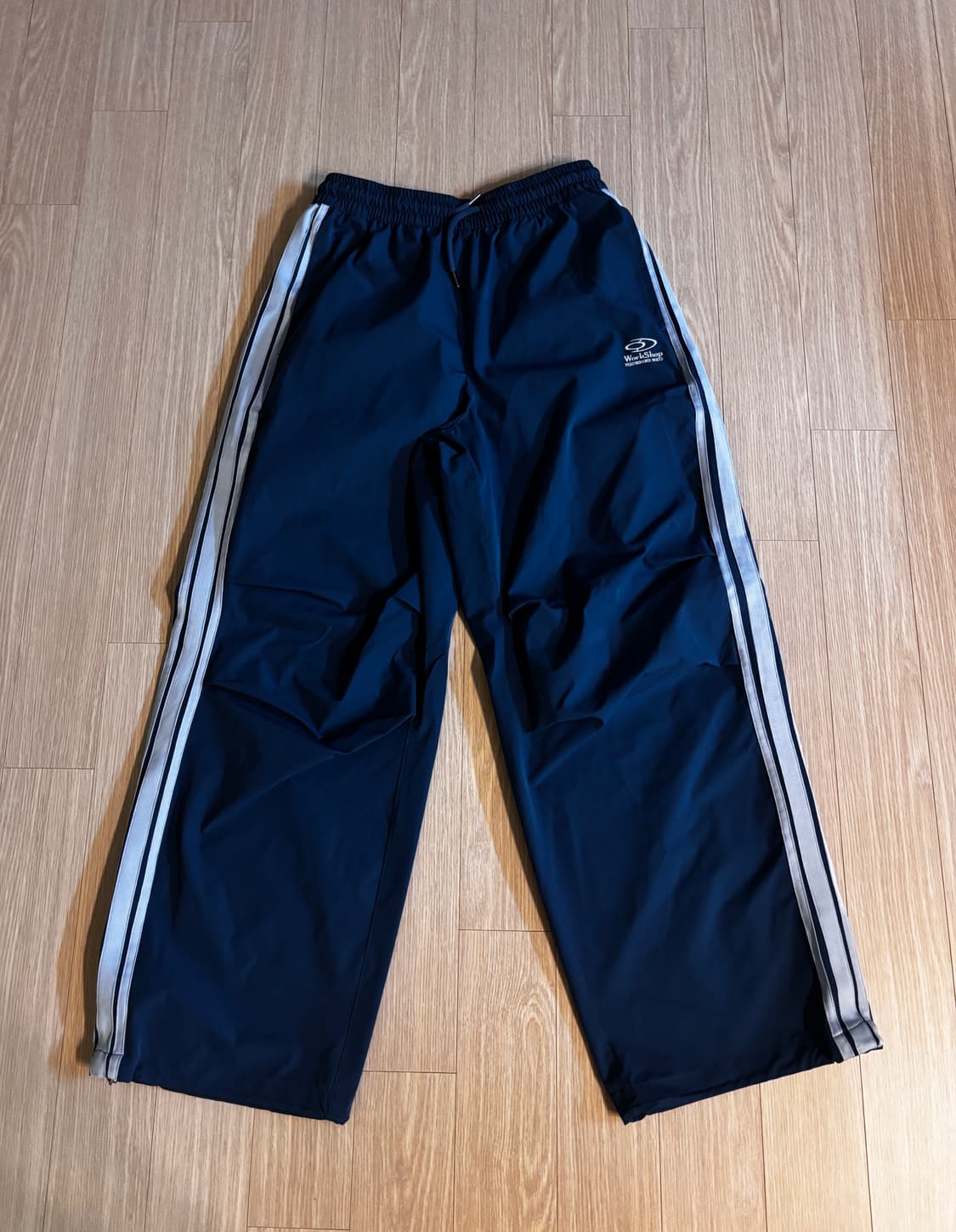 Travel 네이비 와이드 트랙팬츠 S 상품이미지1