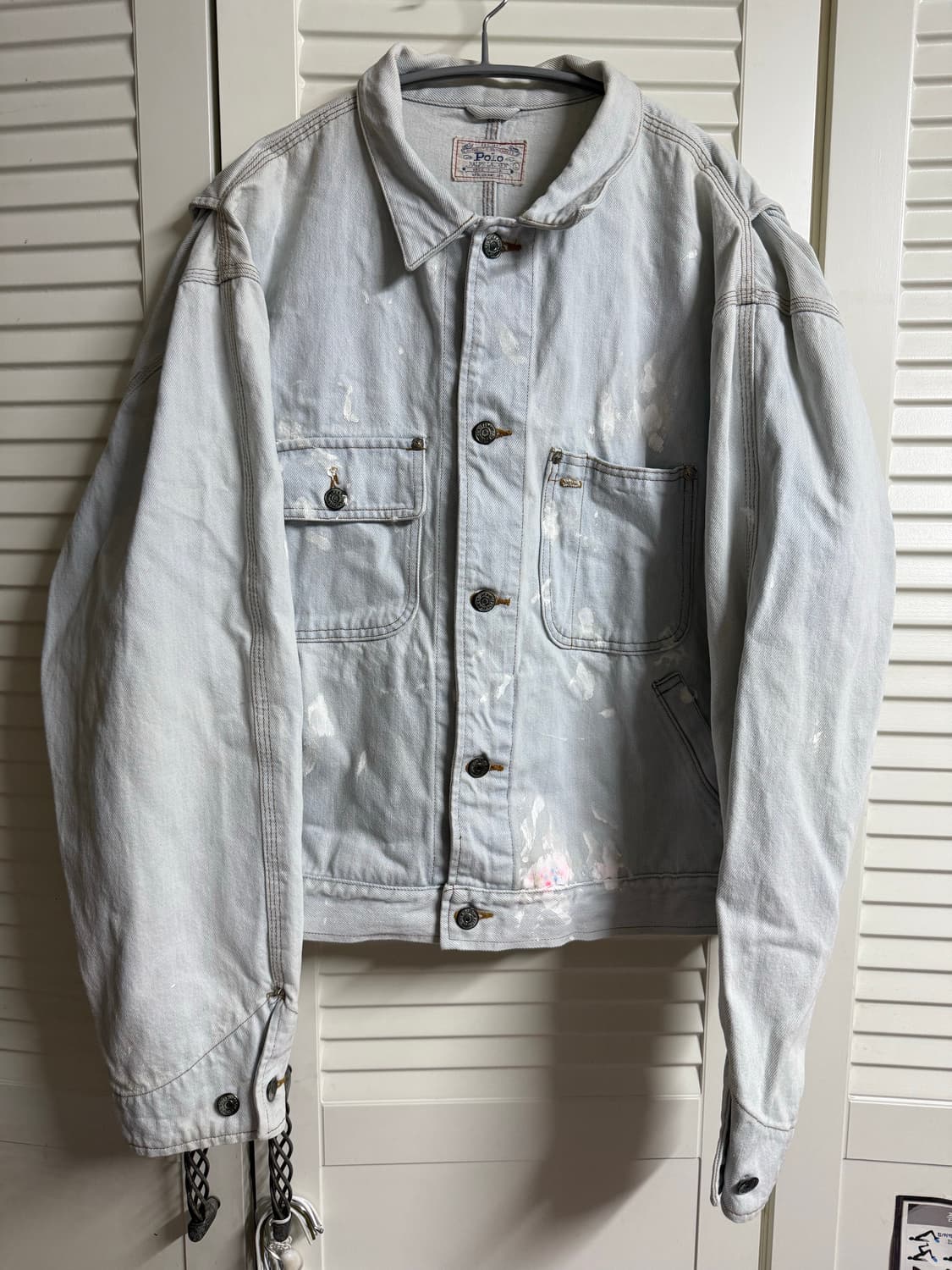 [L] 폴로 던가리 자켓 made in usa 90s 칸예 상품이미지1