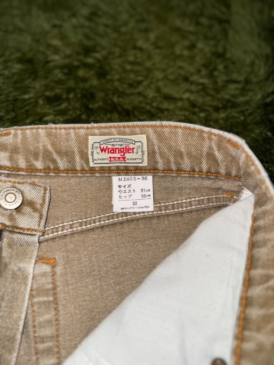 [32] 00s Wrangler 랭글러 Made in Japan 데님 상품이미지4