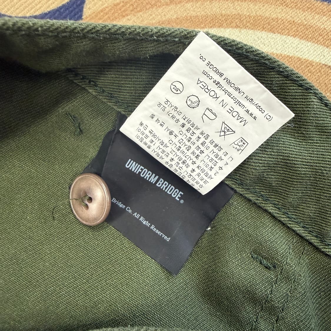 (M)유니폼 브릿지 Uniform bridge 퍼티그팬츠(올리브) 상품이미지4