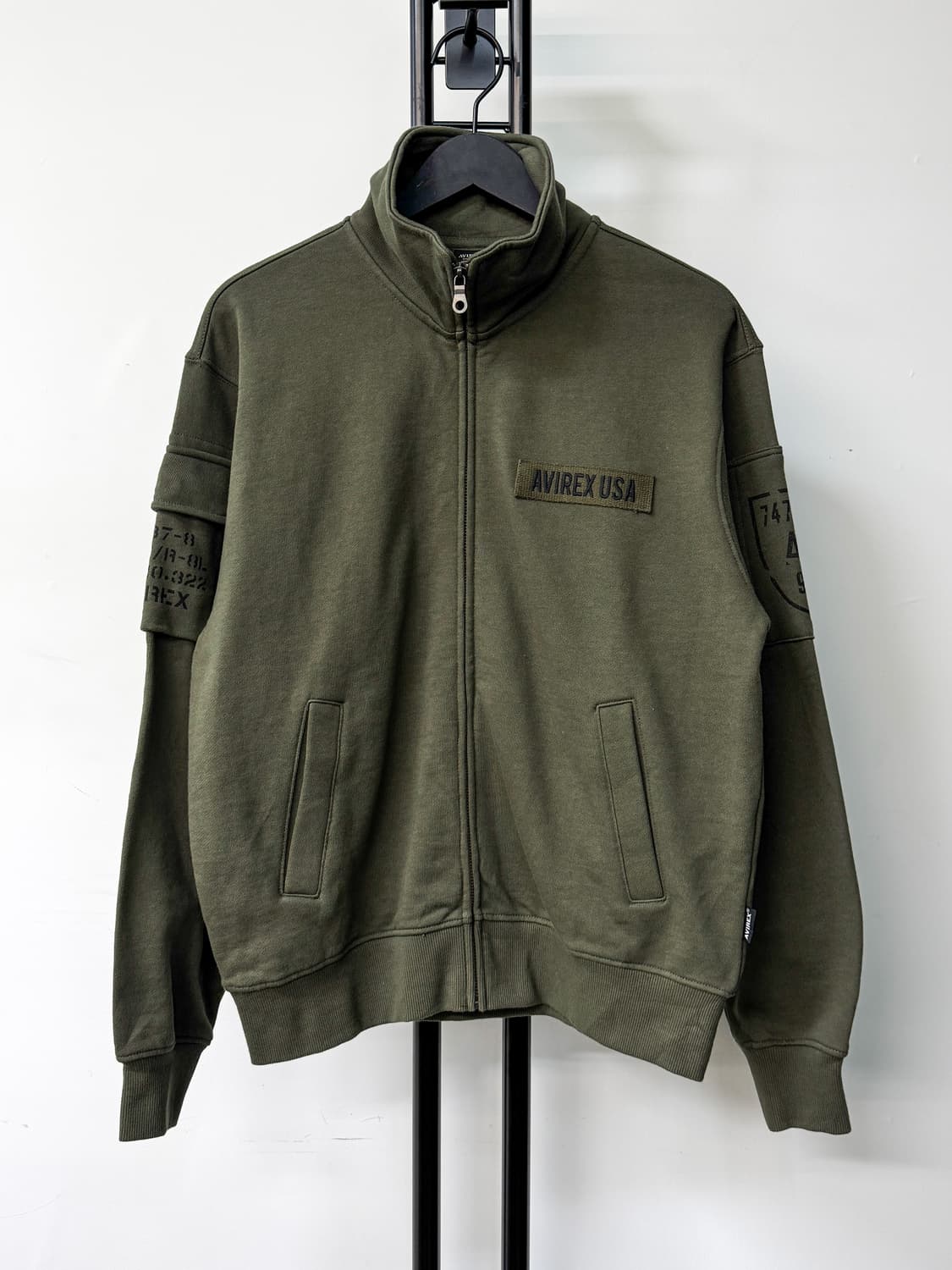 아비렉스 밀리터리 코튼 집업 상품이미지1