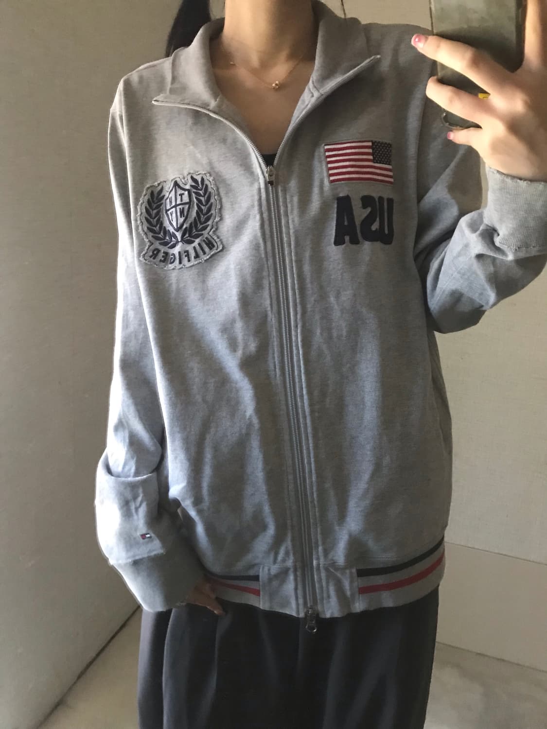타미힐피거 투웨이 USA 면집업 상품이미지3