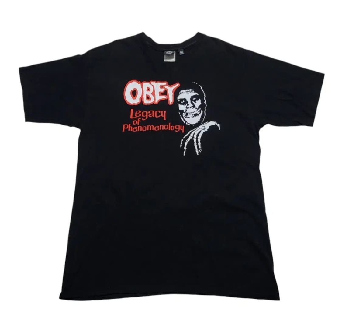 (L) obey x misfits 밴드티셔츠 미스핏츠 빈티지반팔 락티 상품이미지2