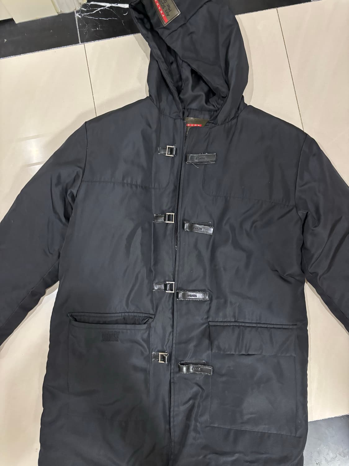 프라다 레더버클 자켓 상품이미지4