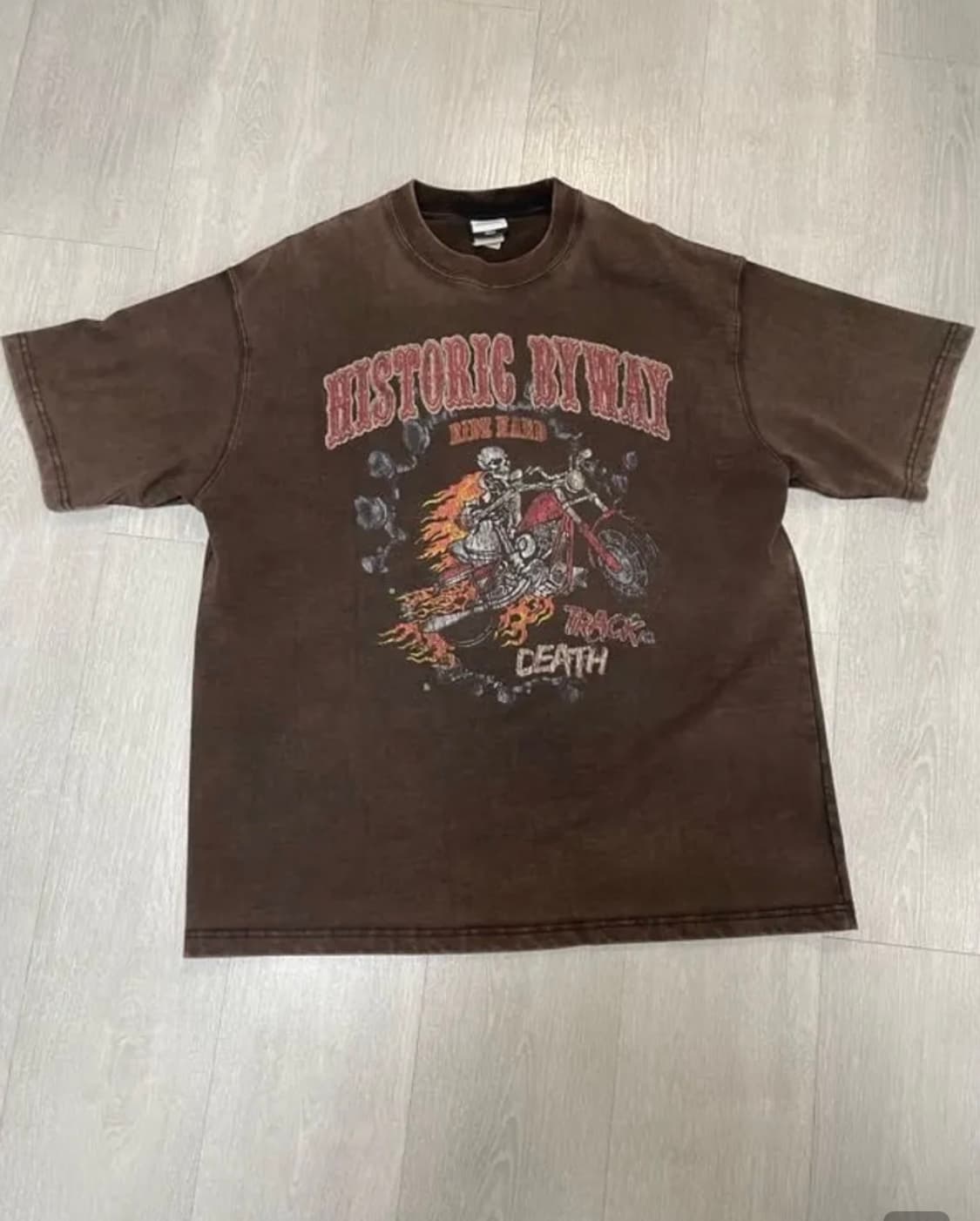 MOT SERIES TEE(DEATH TRACK)_VINTAGE BLAC 상품이미지1