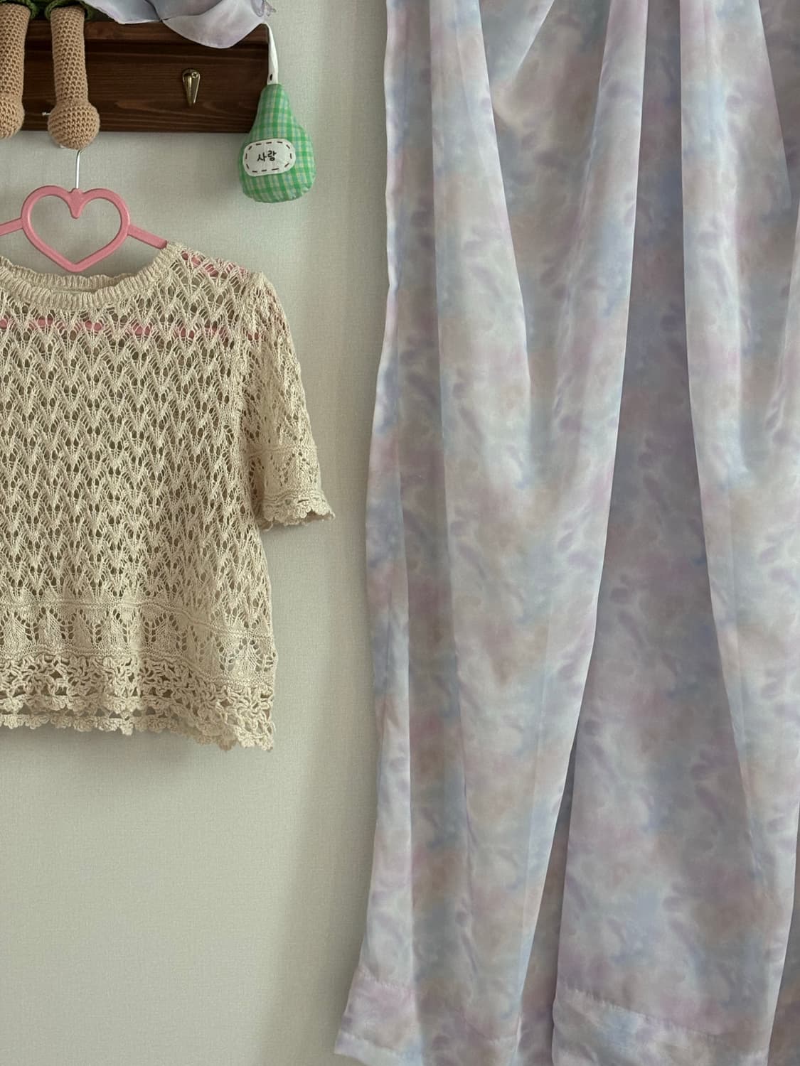 어스뮤직 반팔 니트 상품이미지2