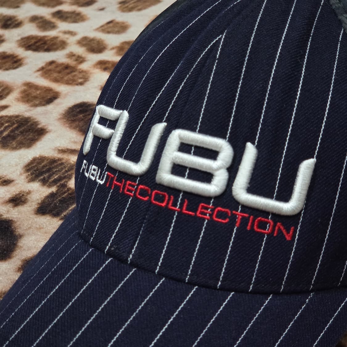 후부 스트라이프 패턴 볼캡 상품이미지2