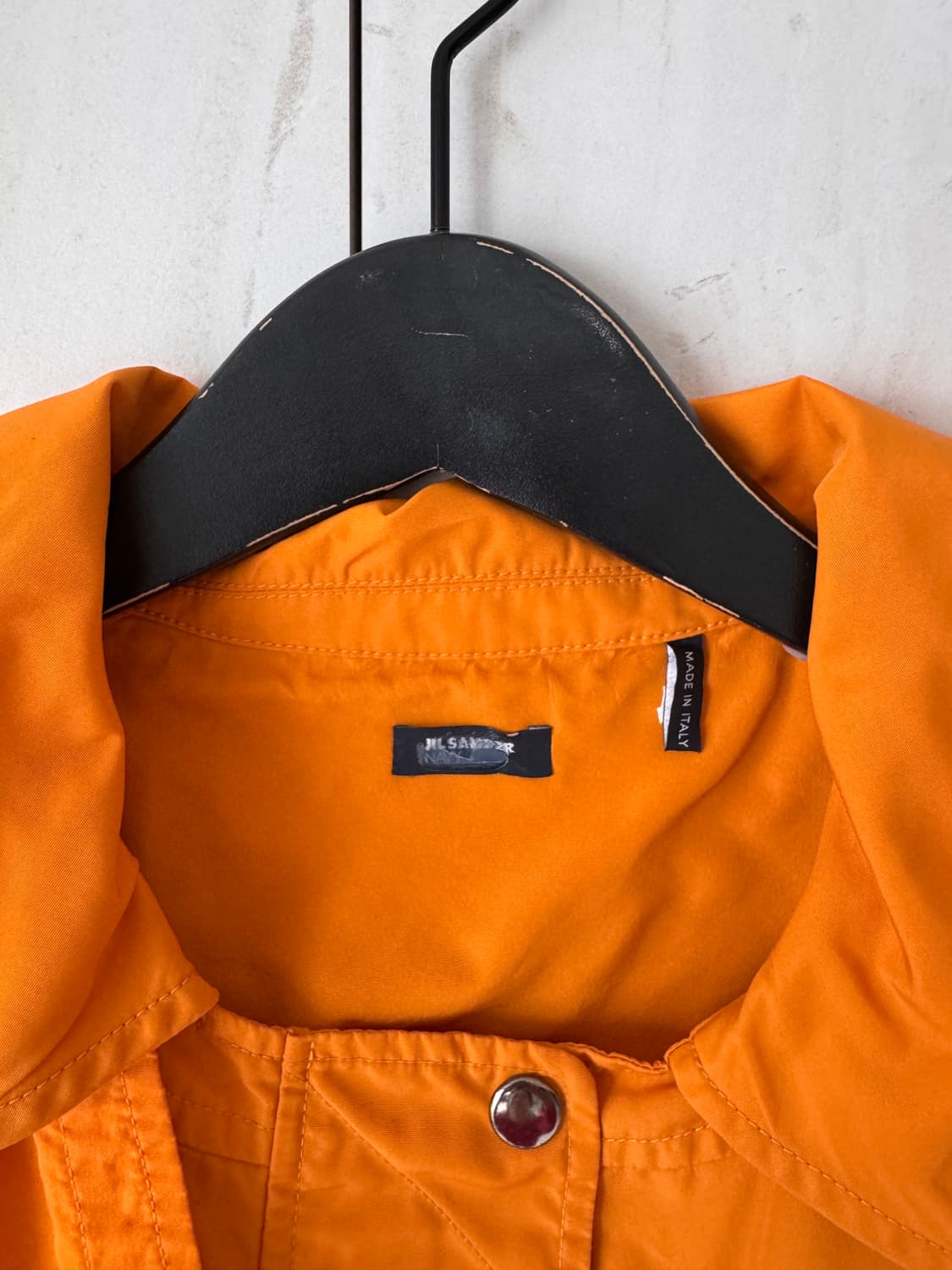 새상품 컨디션 Jil sander 오렌지 자켓 32사이즈made in I 상품이미지9