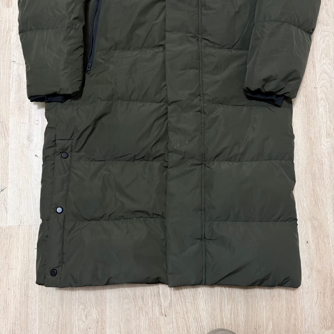 탑텐 남성 덕다운 후드 롱패딩 M/95 상품이미지3