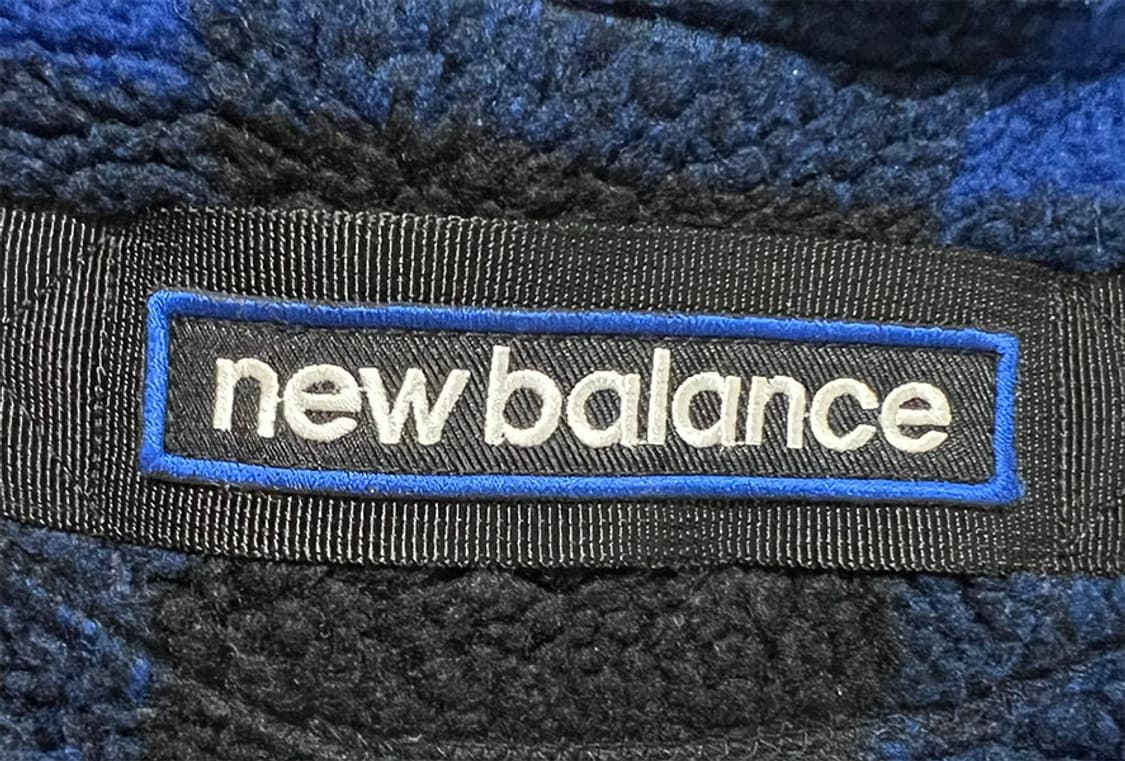 뉴발란스 남자 뽀글이점퍼 양털자켓 체크 캐주얼 XL 105 상품이미지3