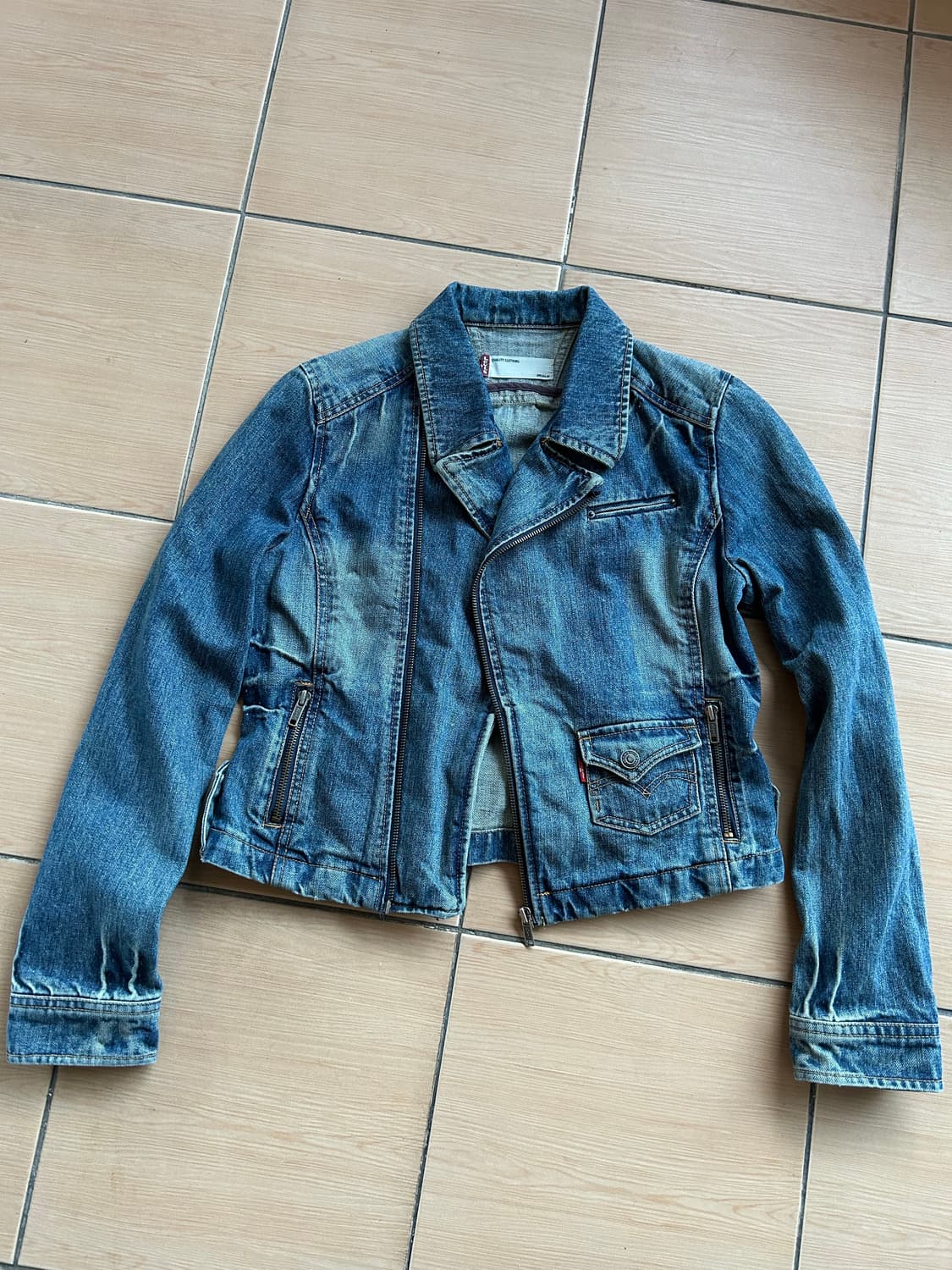 00’s 리바이스 데님 라이더자켓(for women) 상품이미지1